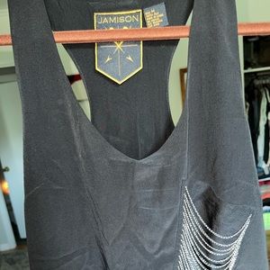 Jamison black silk dress size Medium.